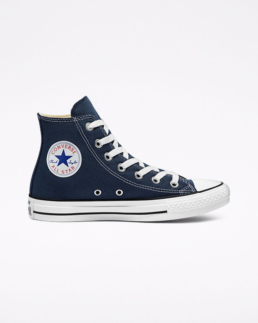 Dámské Boty Vysoké Converse Chuck Taylor All Star Classic Tmavě Blankyt | CZ XHNE28